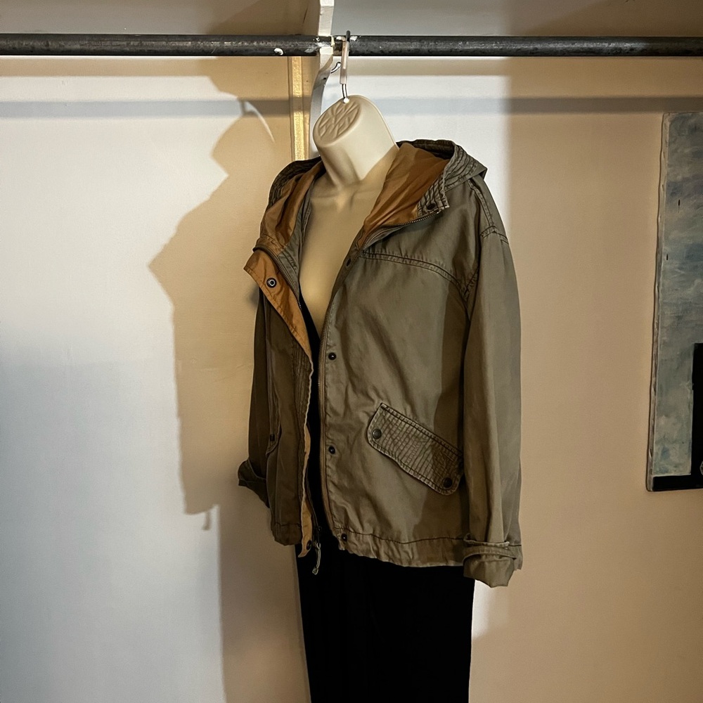 Abercrombie & Fitch Olive Hooded Jacket - NWOT